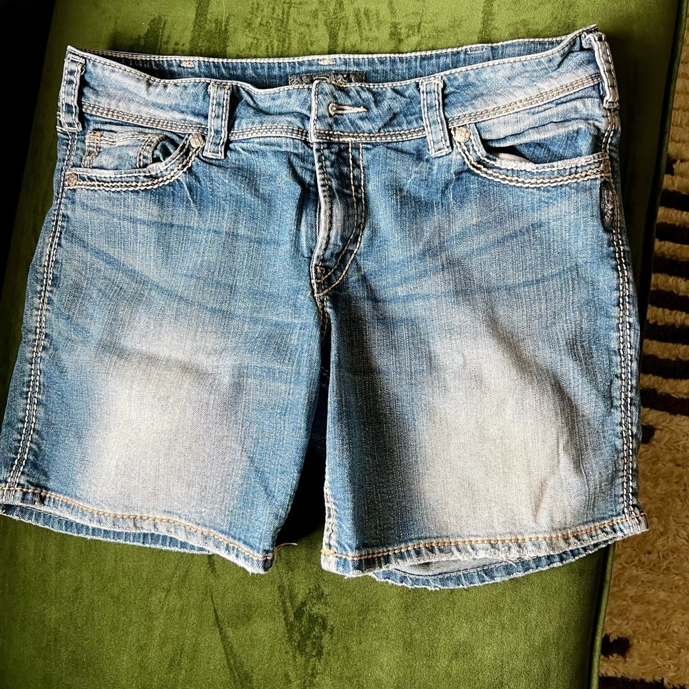 Silver Jeans - Denim Blue Women's Shorts